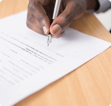 Signing a document