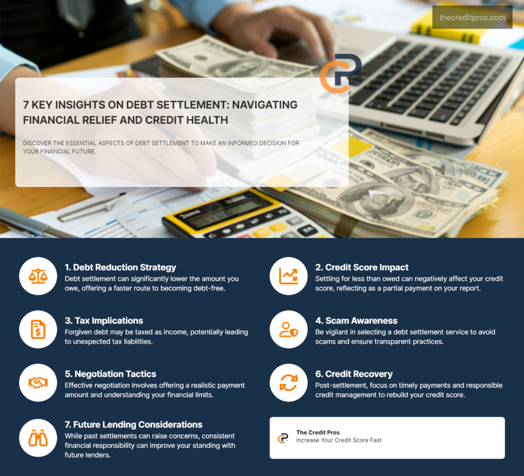 The Pros and Cons of Debt Settlement for Credit Health 1 The Pros and Cons of Debt Settlement